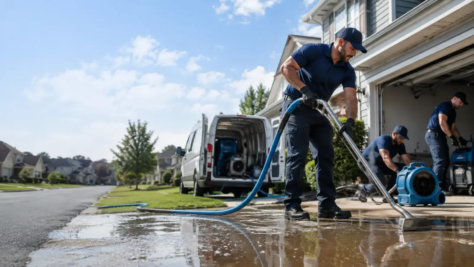 Flood Damage Restoration in Lequire, OK